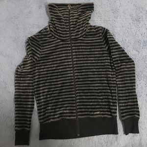 Calvin Klein Mix Striped Funnel Neck Sweater